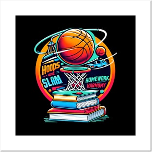 Study Slam Dunk: Balancing Books and Basketball Posters and Art